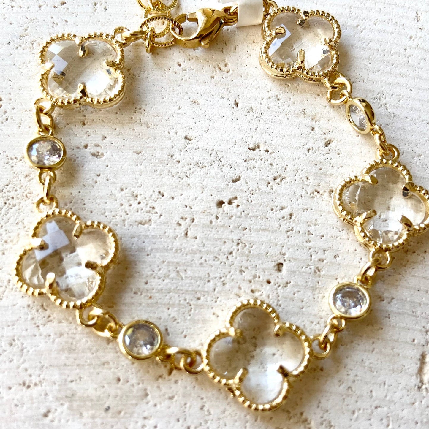 Clover Crystal Bracelet