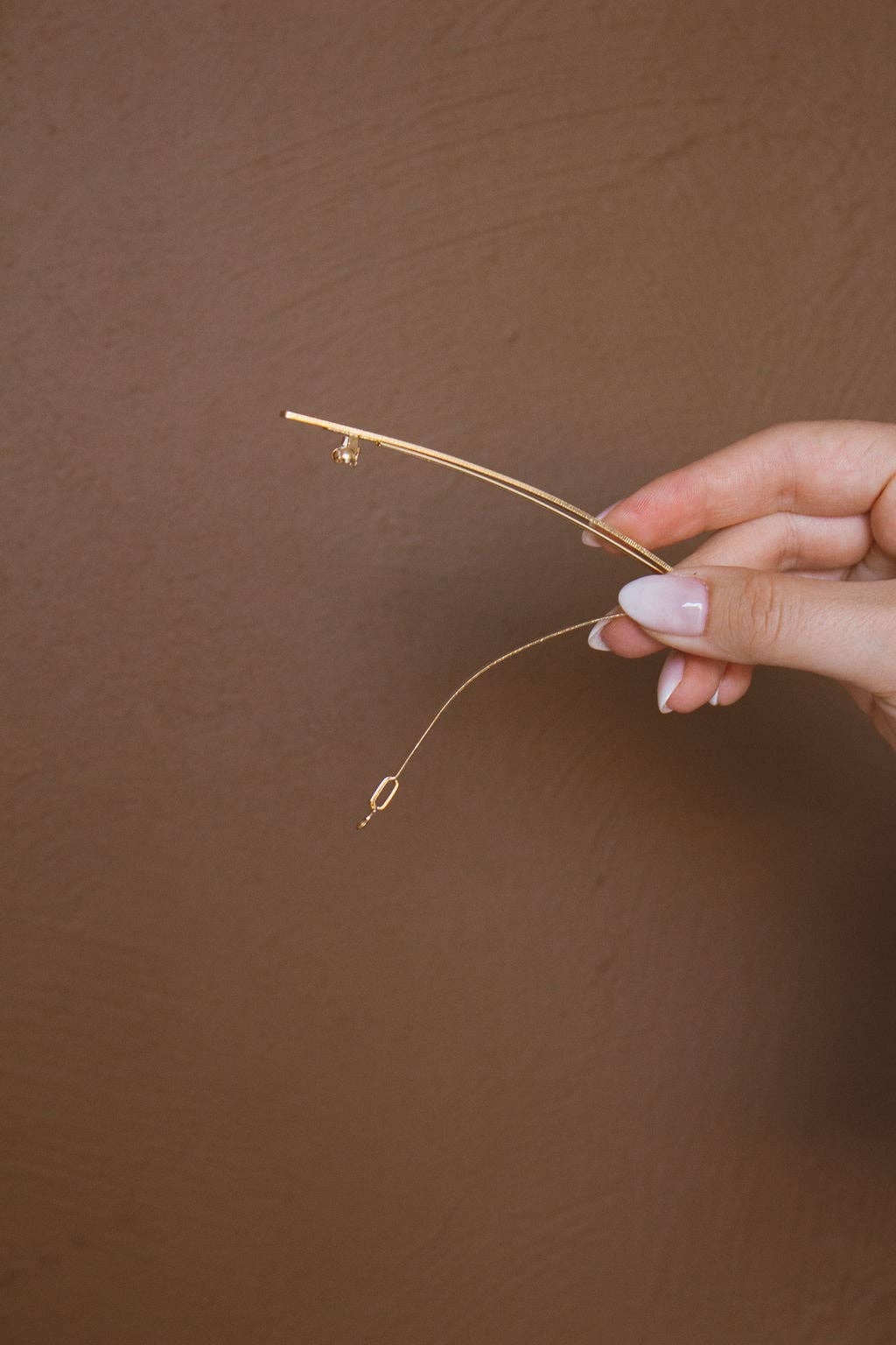 Shop ANDi - Bronzed Thin French Barrette