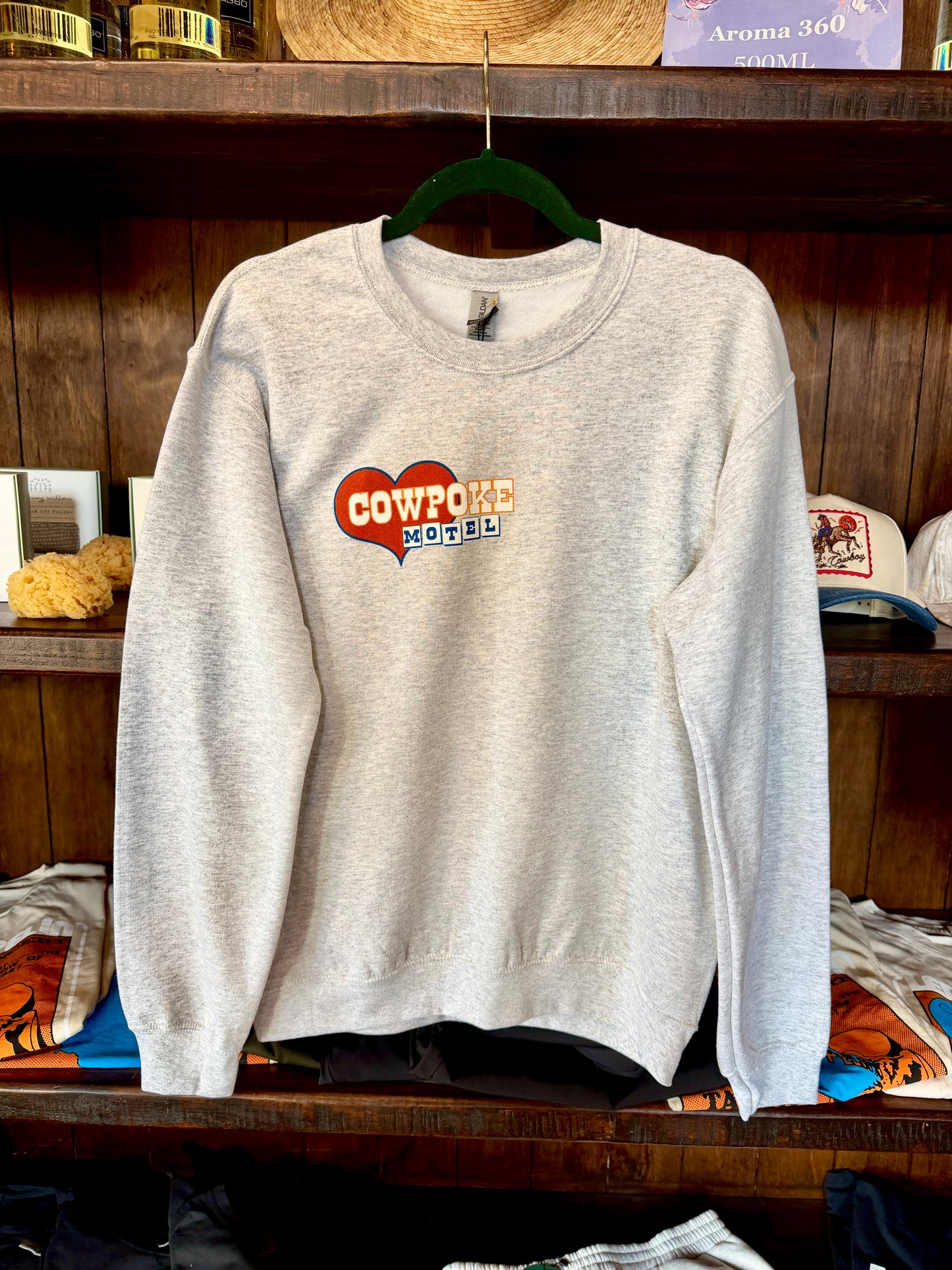 Cowpoke Motel Crewneck Sweatshirt