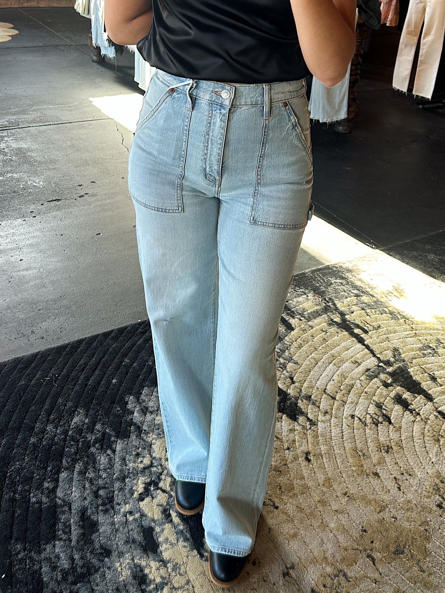 Daze Far Out Utility High Rise Wide Leg