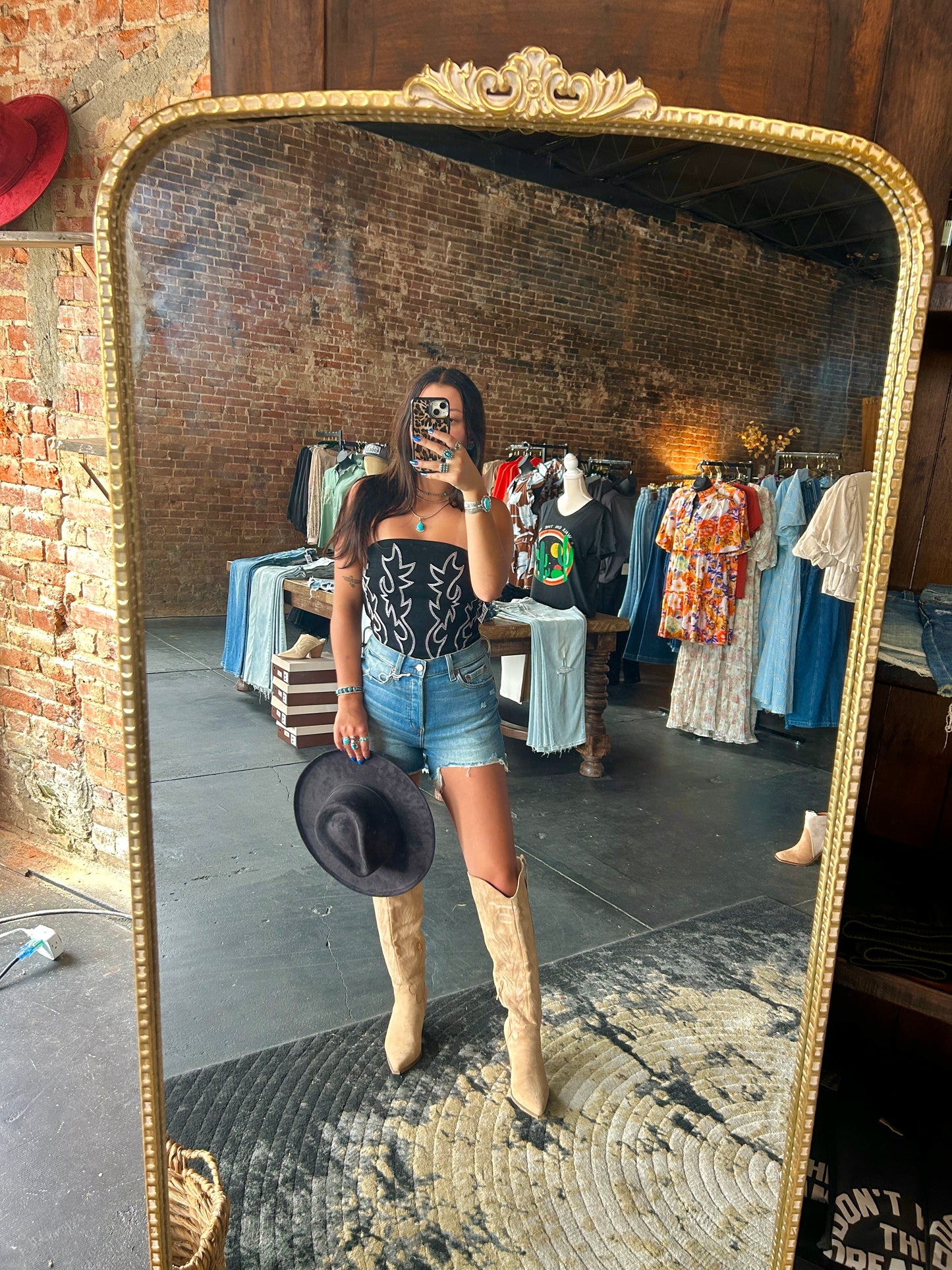 Boot Stitch Crop Top