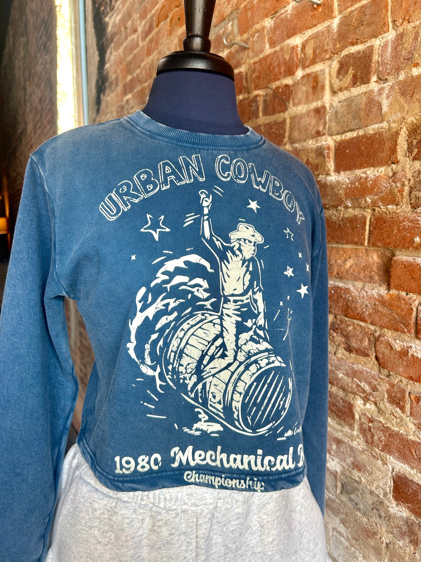 Urban Cowboy Cropped Sweatshirt