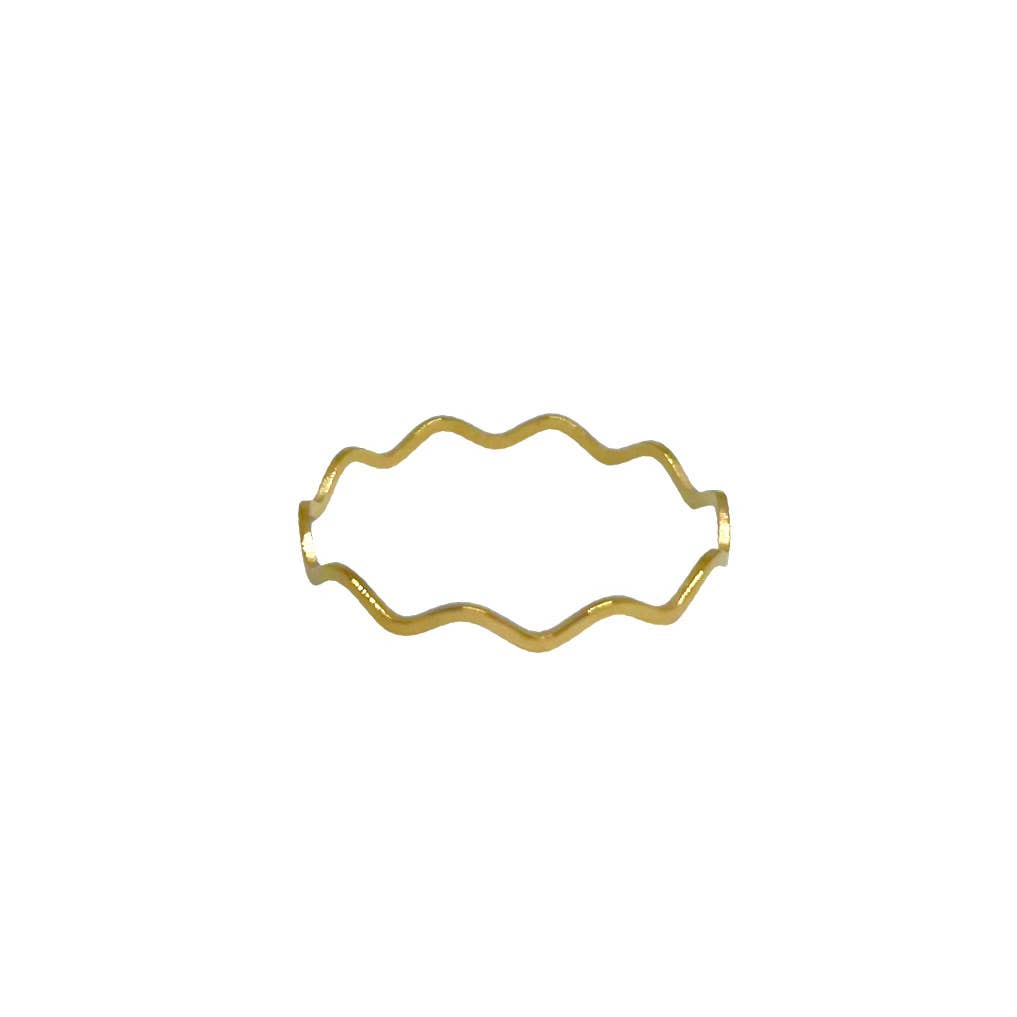 Nikki Smith Designs - Ziggy Gold Ring Size 6