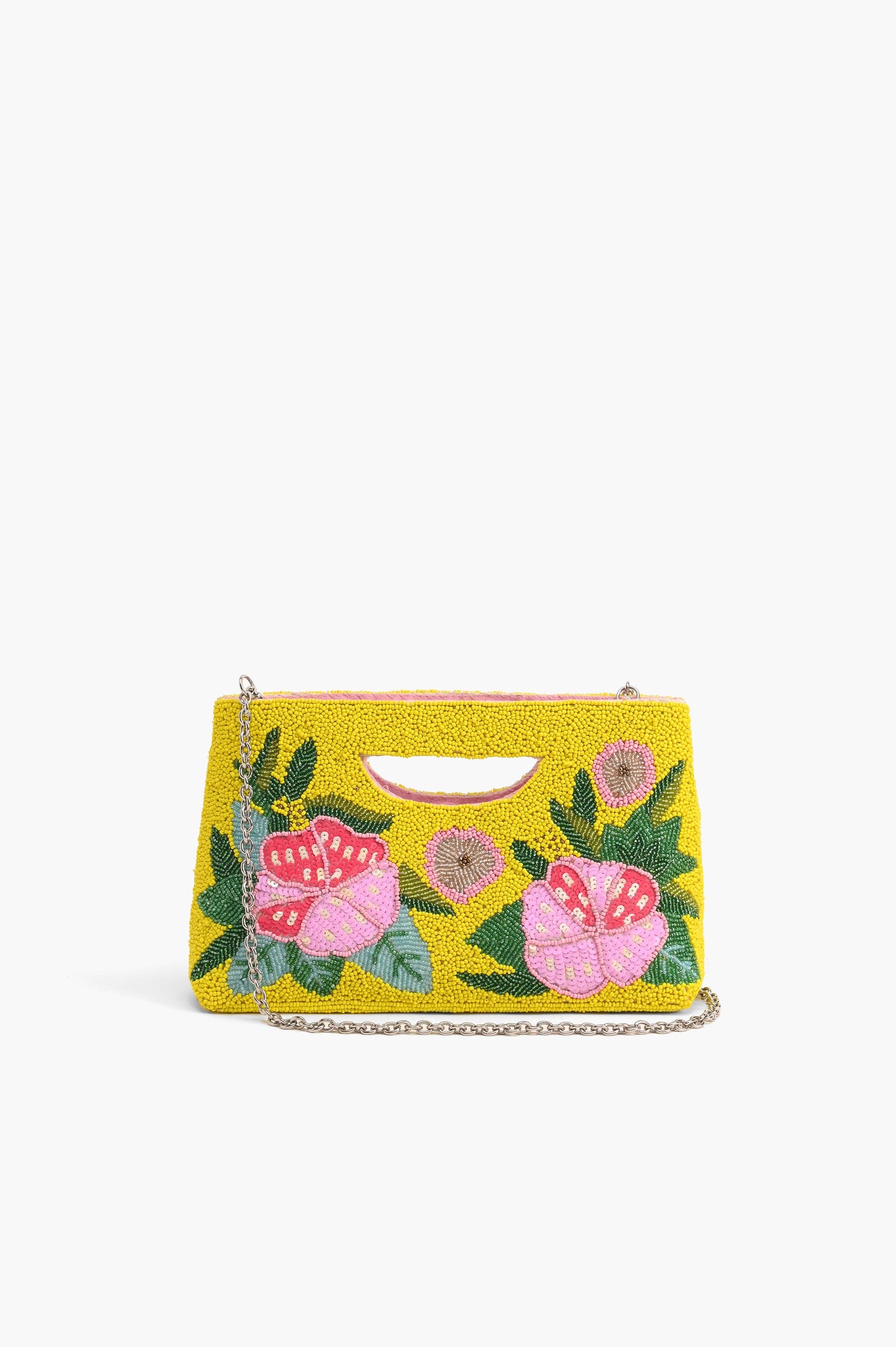 Blazing Yellow Hibiscus Hand-held Clutch or Crossbody