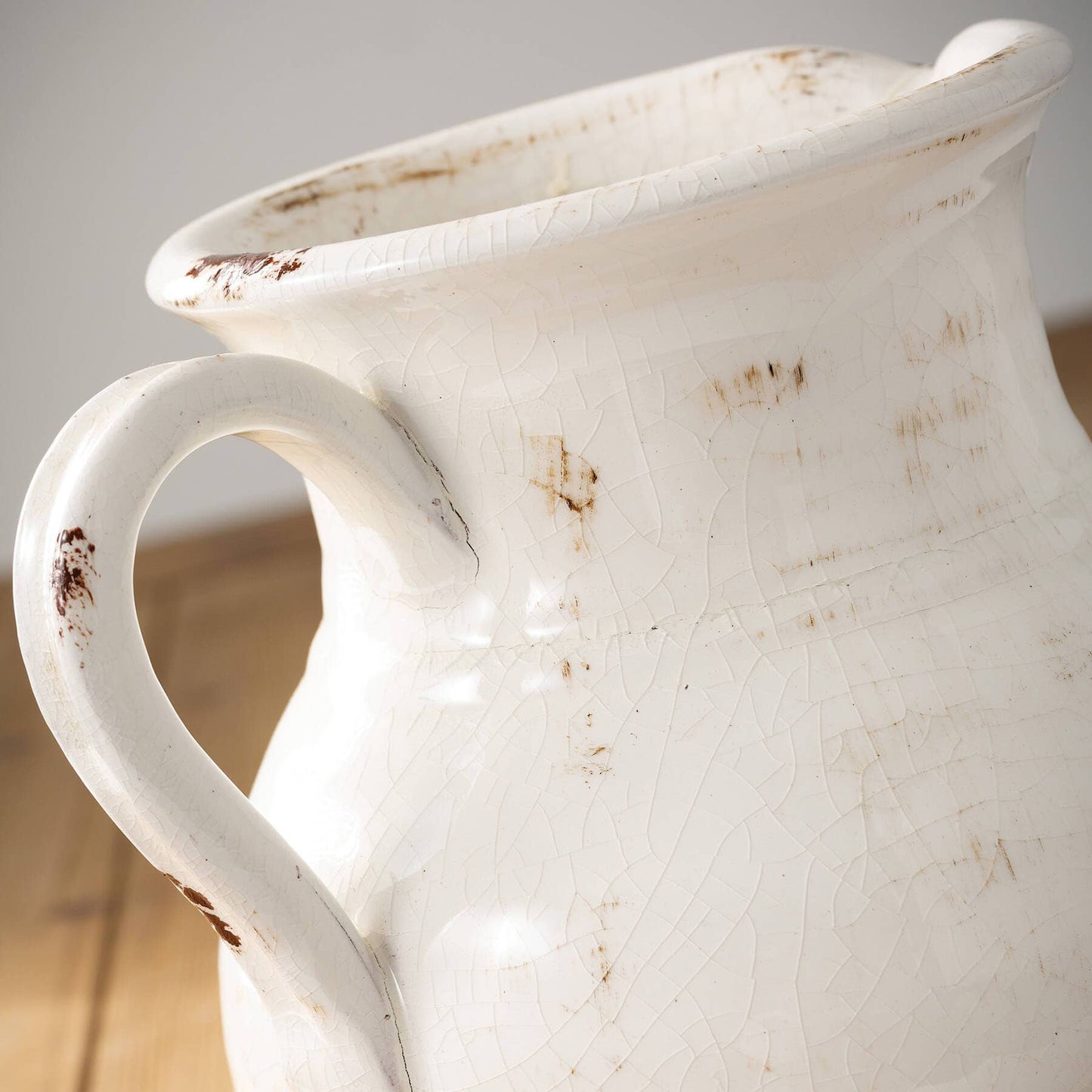 Sullivans Home Decor - GLAZED CERAMIC PITCHER