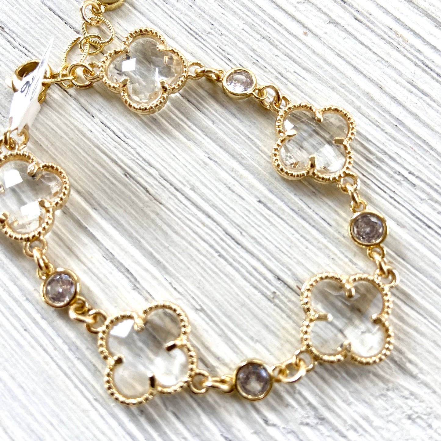 Clover Crystal Bracelet