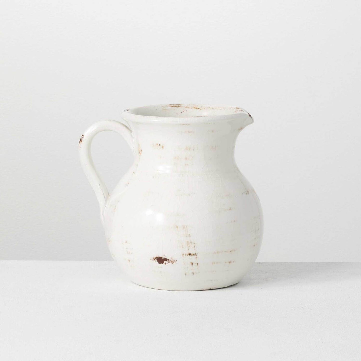 Sullivans Home Decor - GLAZED CERAMIC PITCHER