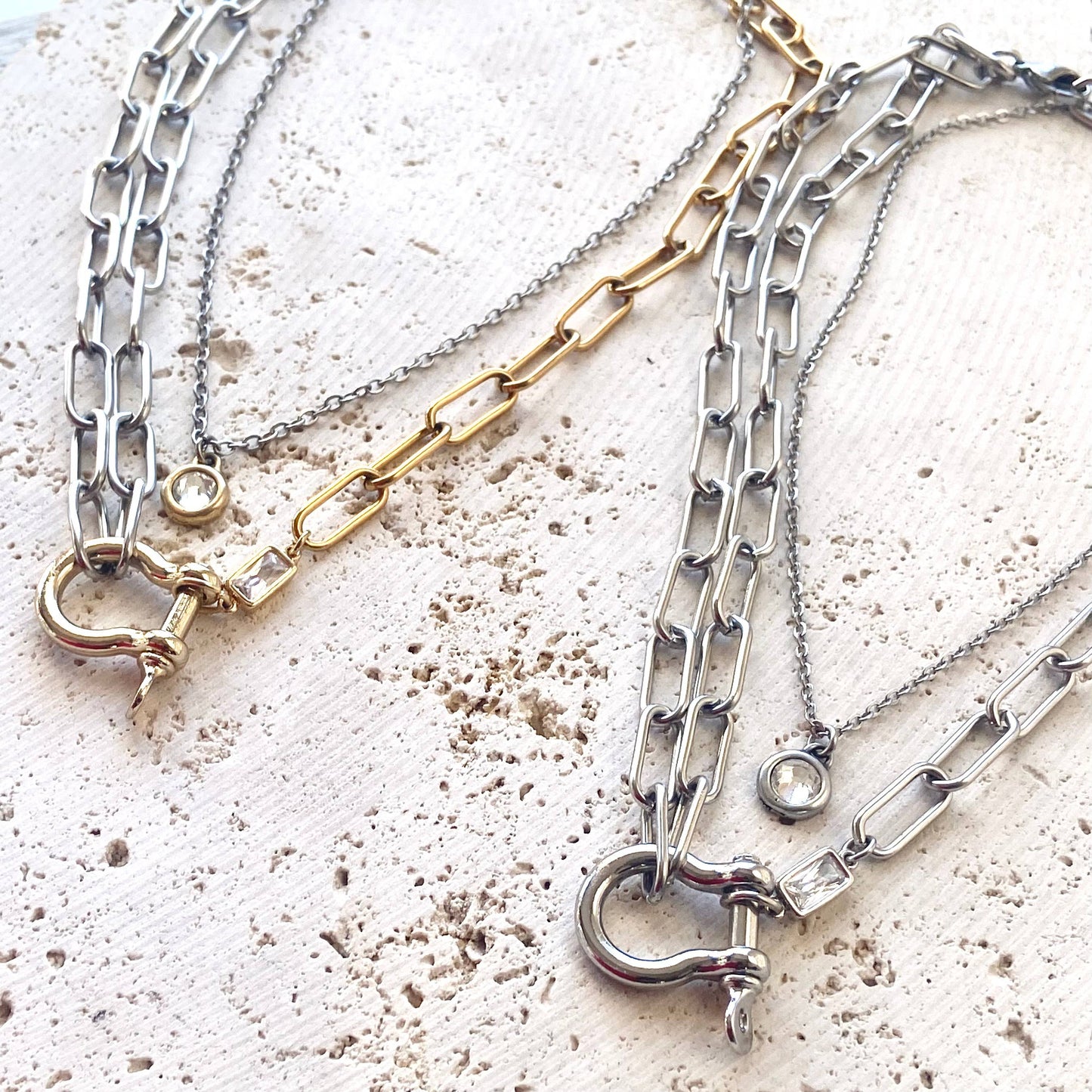 Shackle Necklace Mixed