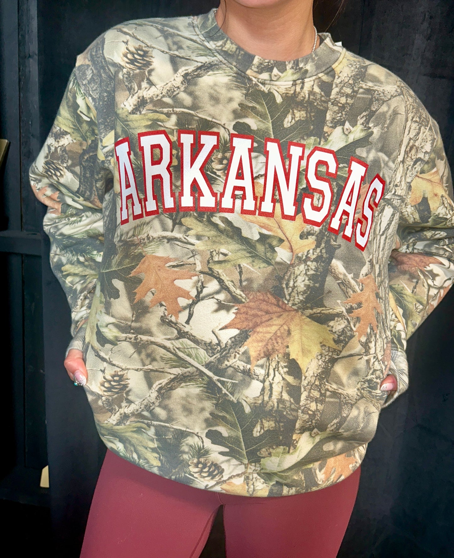 Arkansas Camo Sweatshirt