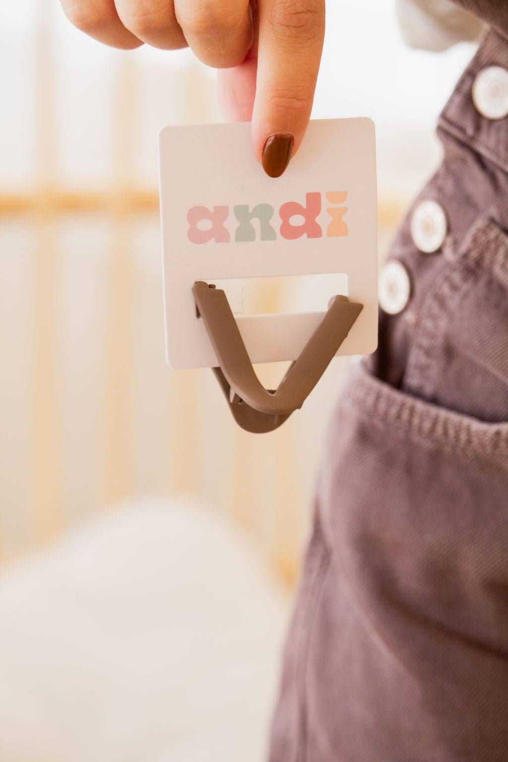 Brown Claw Clip