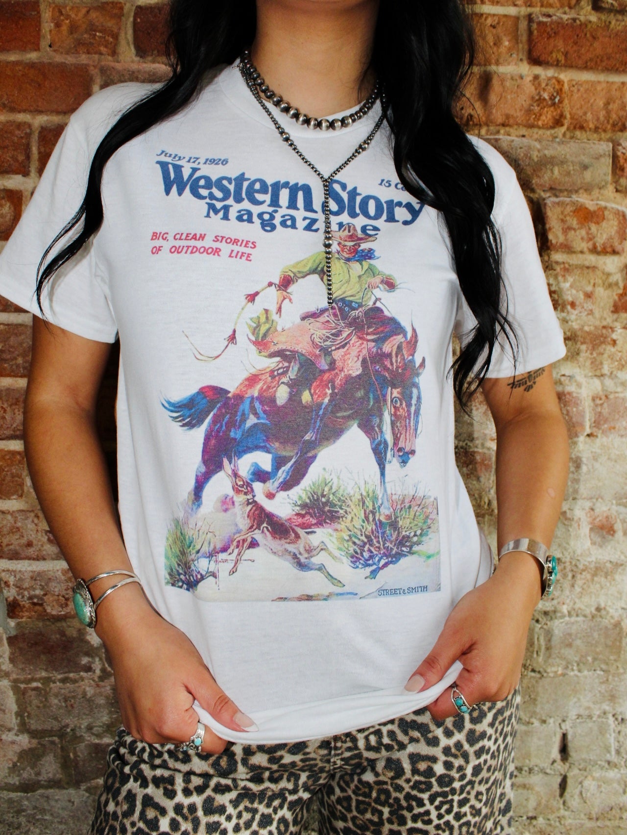Western Magazine Cover Tee