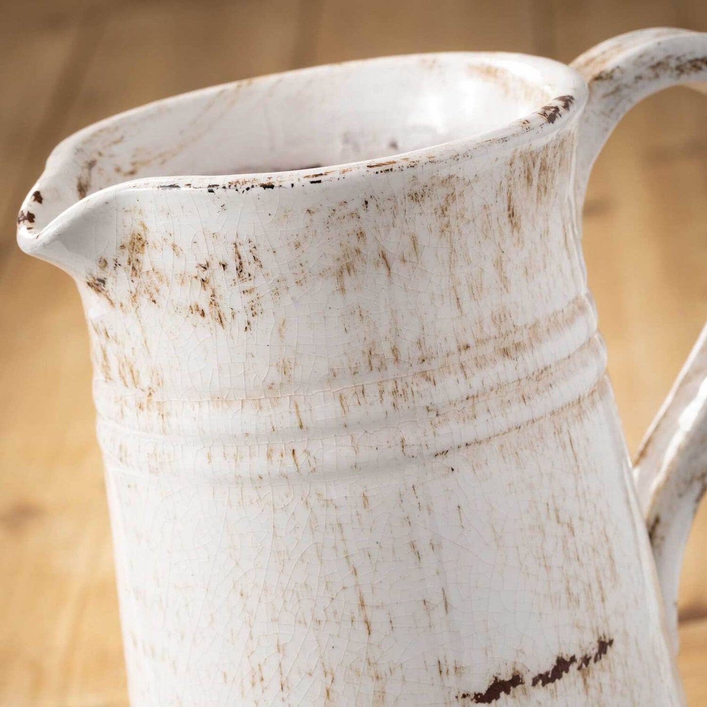 Sullivans Home Decor - GLAZED CERAMIC PITCHER