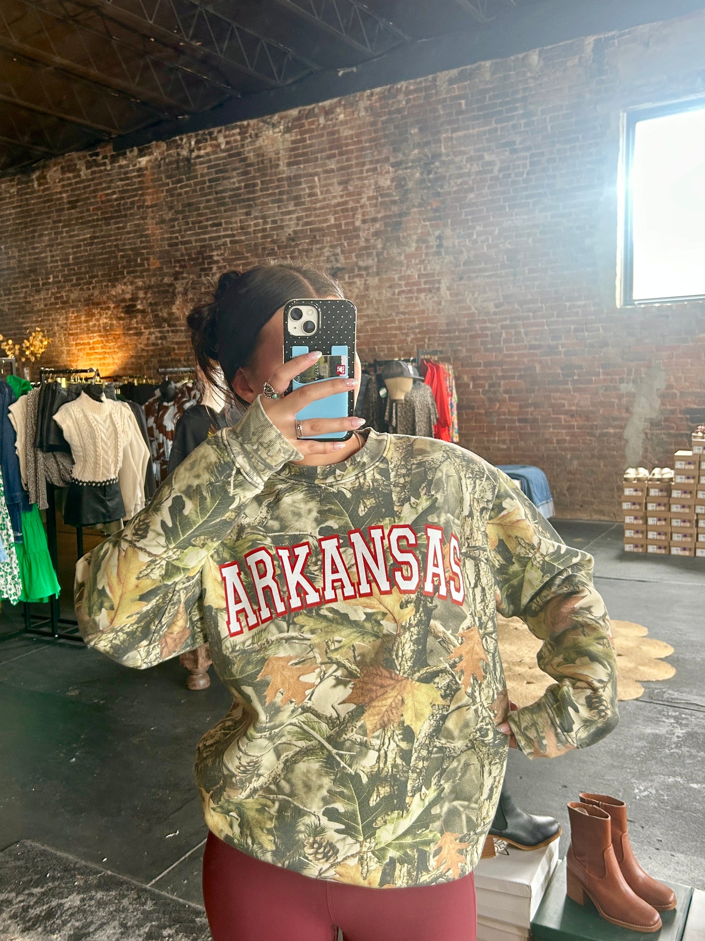 Arkansas Camo Sweatshirt