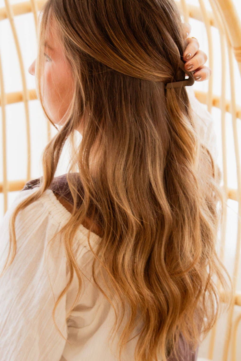 Brown Claw Clip