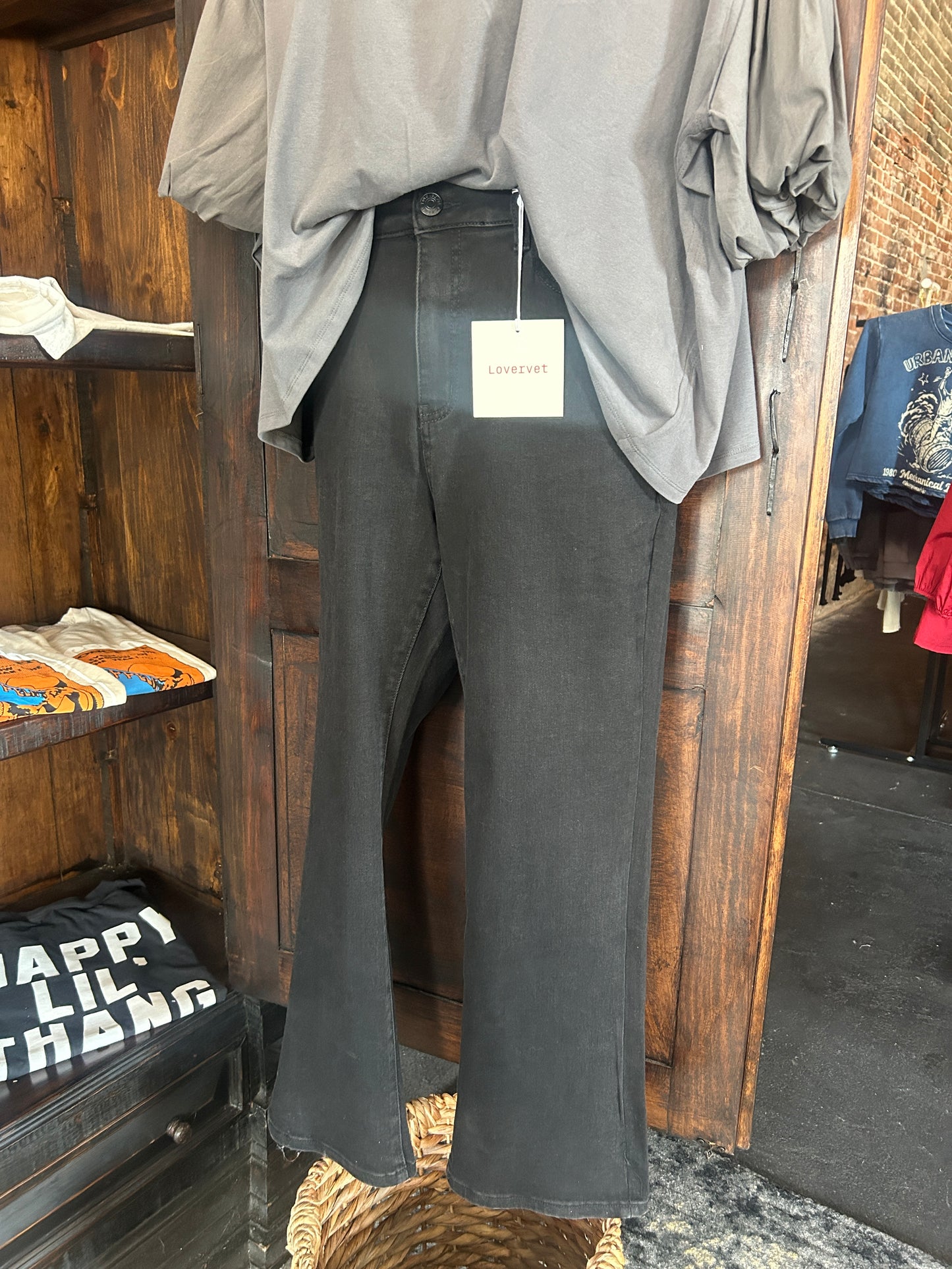 High Rise Crop Flare