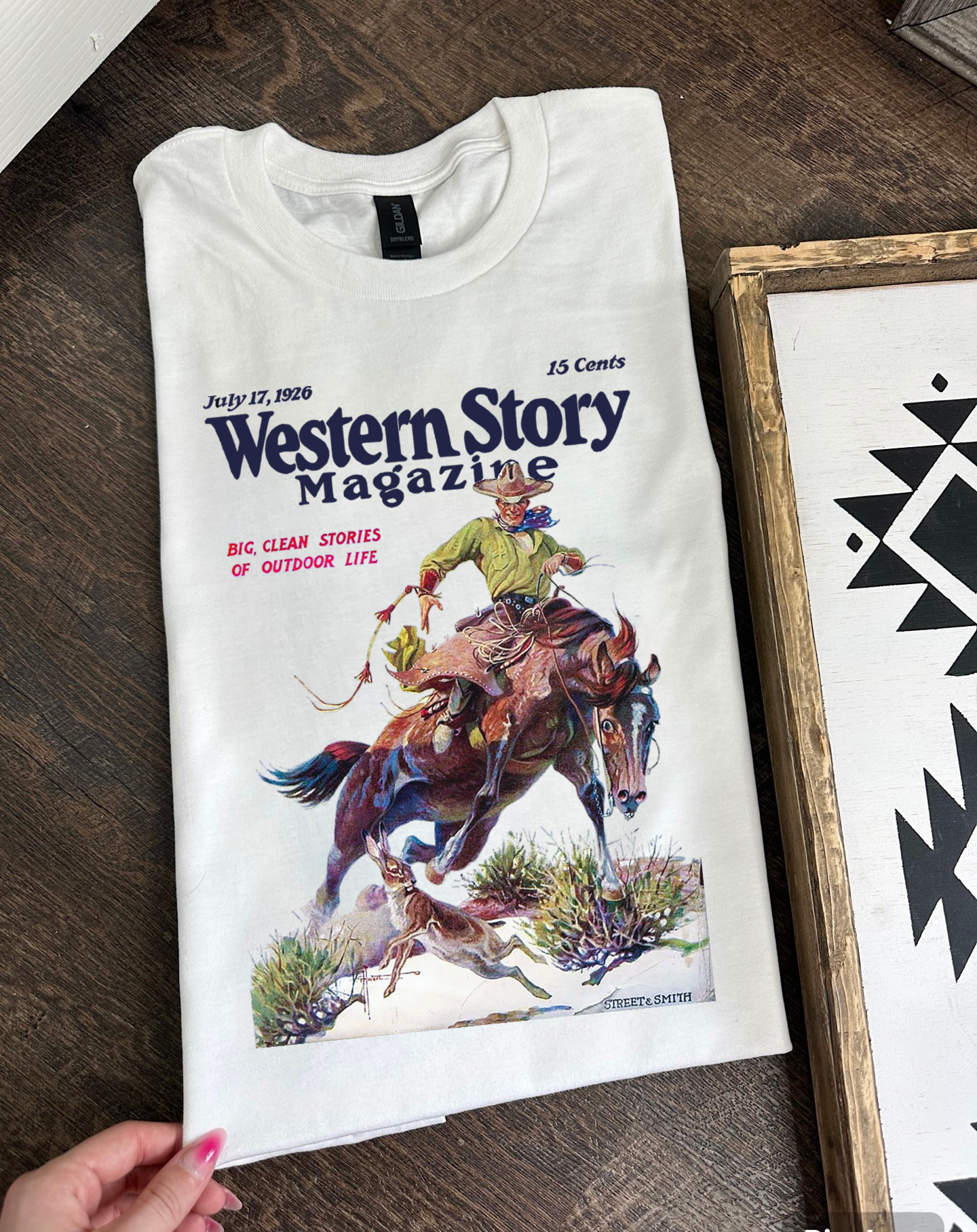Western Magazine Cover Tee