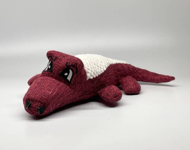 Toys N Treats Box - Al the Alligator Plush Pet Toy for Dogs: Maroon