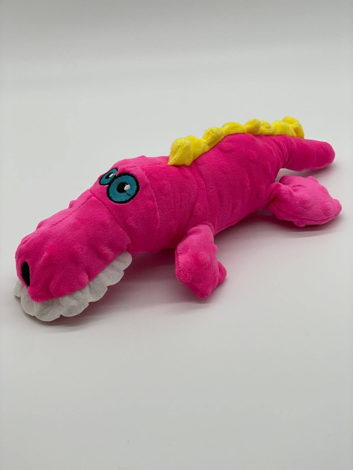 Toys N Treats Box - Croco the Crocodile Plush Pet Toy for Dogs: Purple