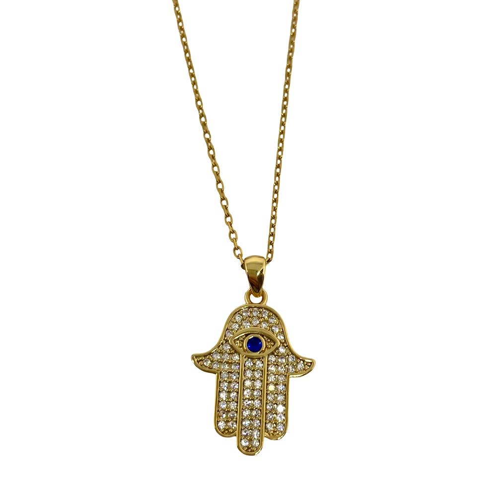 Nikki Smith Designs - Elle Hamsa Adjustable Necklace