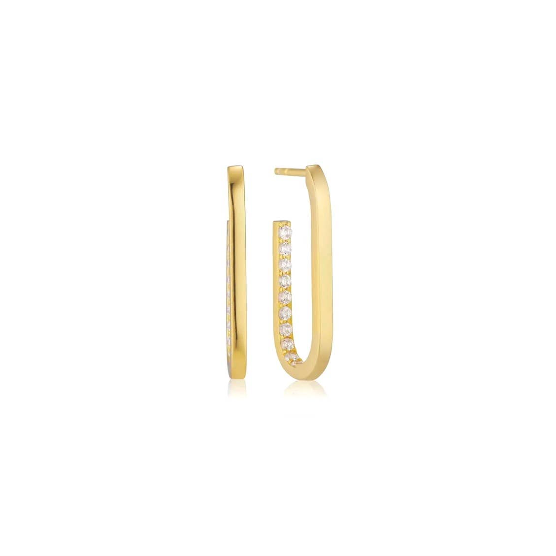 Nikki Smith Designs - Alaina Pave Gold Hoops