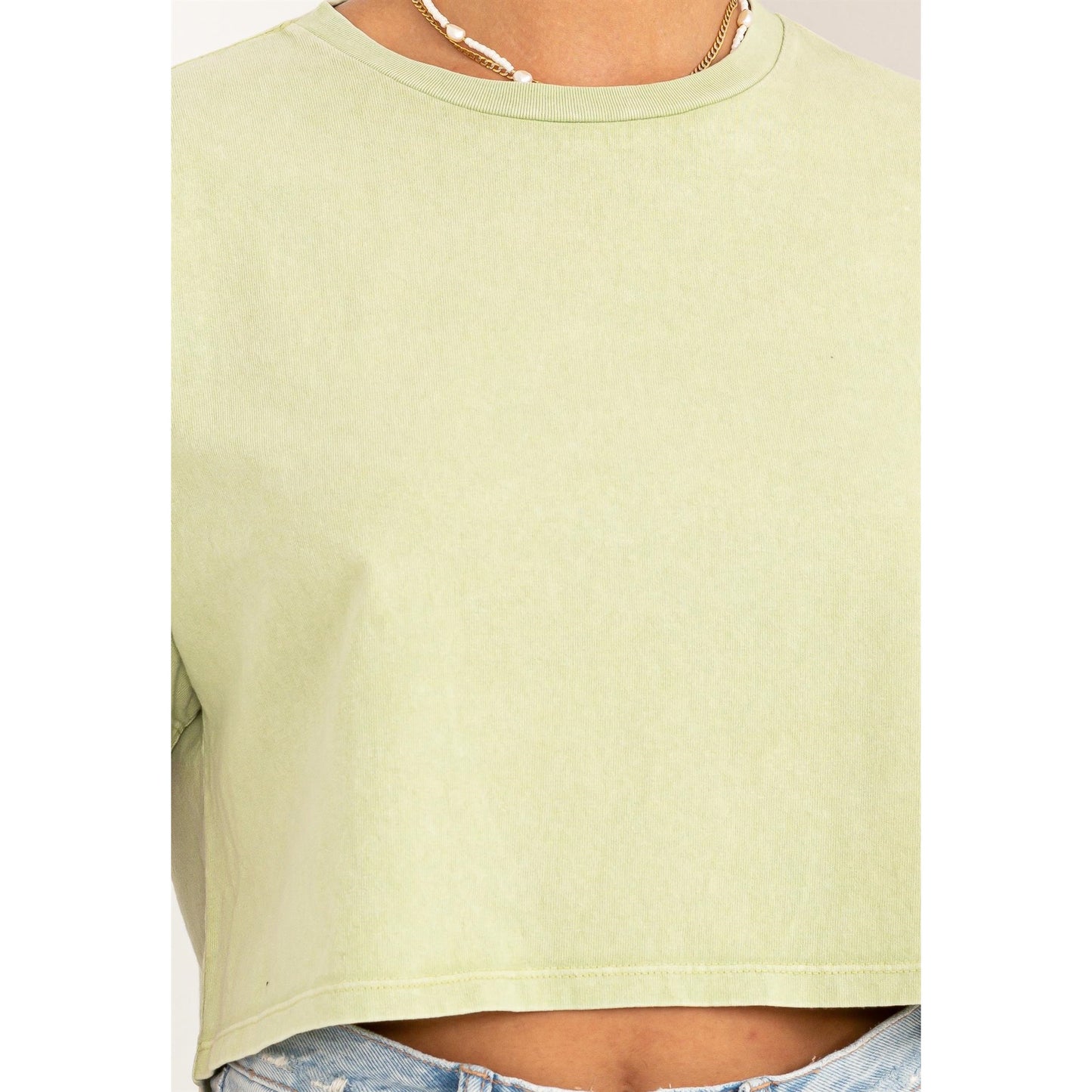 Today Belongs To You Casual Cropped Tee